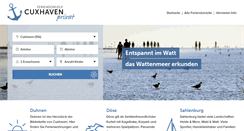 Desktop Screenshot of cuxhaven-privat.de